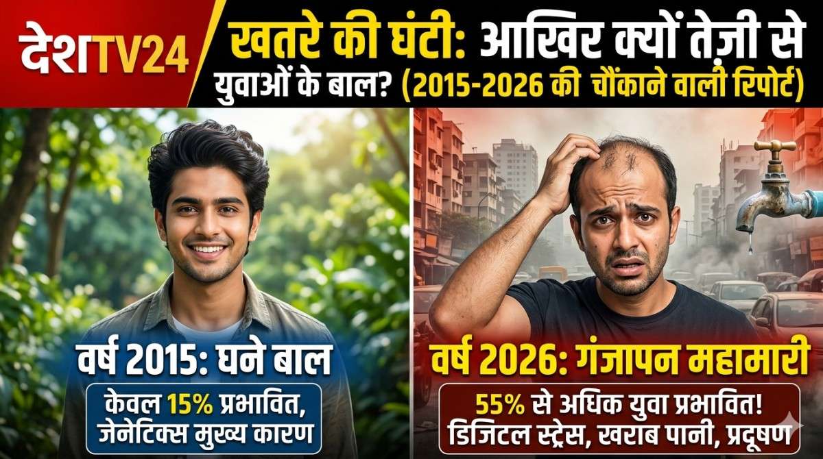 क्यों खाली हो रहे हैं युवाओं के सिर? (2015-2026 का पूर्ण विश्लेषण)